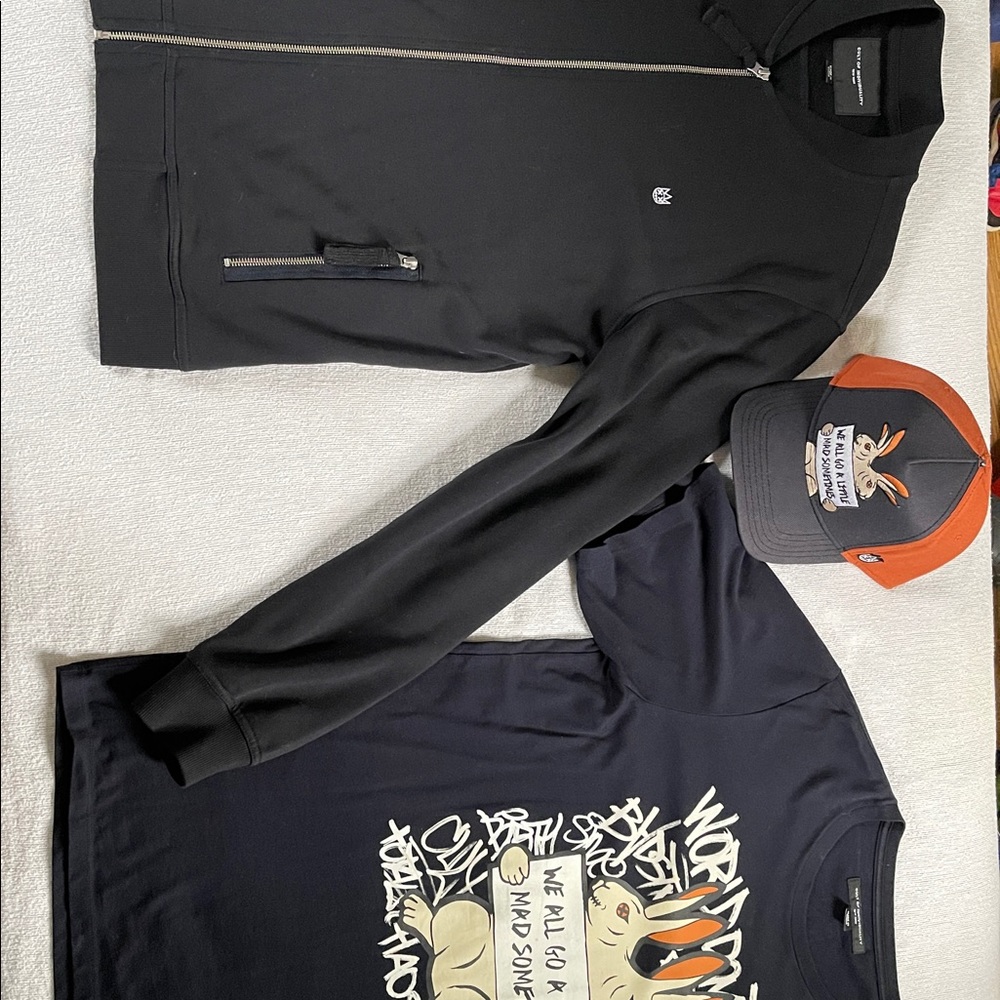 Cult Of Individuality jacket, shirt & hat set.